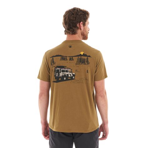 Polera Hombre Road Trip UV-Stop T-Shirt Cafe Pardo Lippi-5