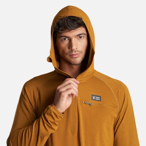 Poleron Hombre Taina Pro Mostaza Oscuro Haka Honu-4