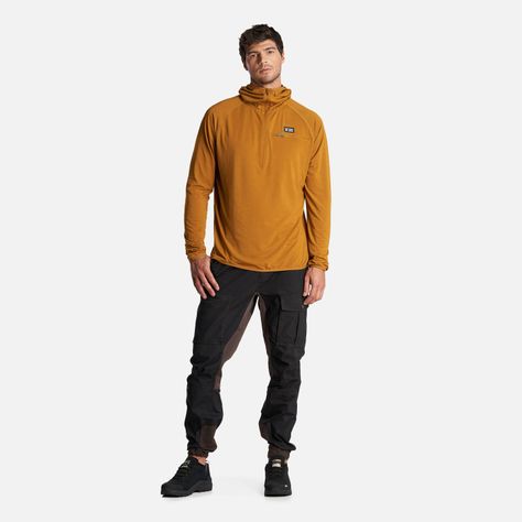 Poleron Hombre Taina Pro Mostaza Oscuro Haka Honu-5