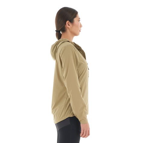 Chaqueta Mujer Spry WindBreaker 14 Zip Hoody Jacket Oliva Lippi-3