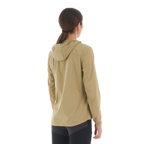 Chaqueta Mujer Spry WindBreaker 14 Zip Hoody Jacket Oliva Lippi-4