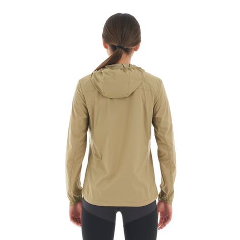 Chaqueta Mujer Spry WindBreaker 14 Zip Hoody Jacket Oliva Lippi-5