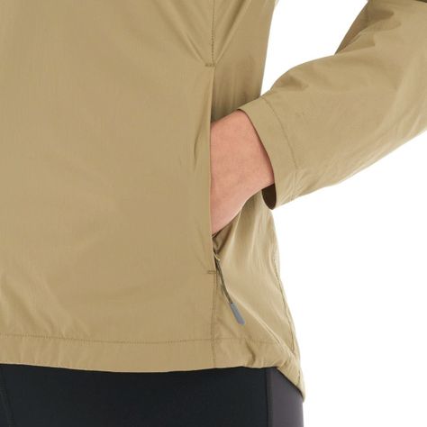 Chaqueta Mujer Spry WindBreaker 14 Zip Hoody Jacket Oliva Lippi-9