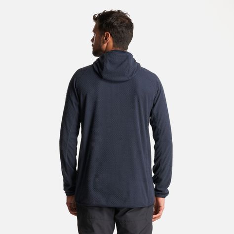 Poleron Hombre Jacaranda Nano-F 1/4 Zip Hoody Azul Marino Lippi-3