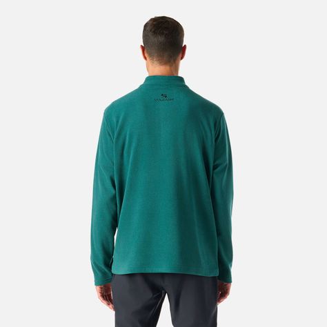 Polerón Hombre Cool Down 1/4 Zip Fleece Petroleo Vulcano-3