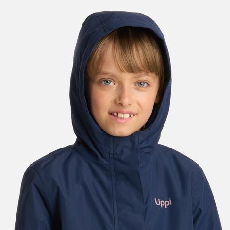 Chaqueta Niña Cold Place B-Dry Hoody Azul Marino Lippi I25-3