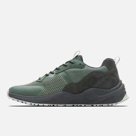 Zapatilla Hombre Patiperro Verde Grisaceo Haka Honu V25-1