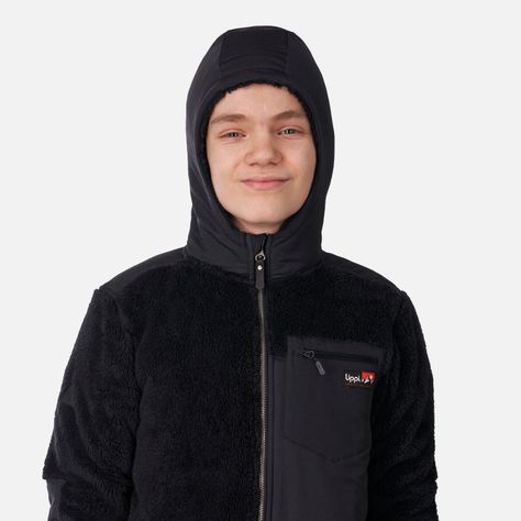 Chaqueta Teen Girl Bear Shaggy-Pro Hoody Jacket Negro Lippi-3