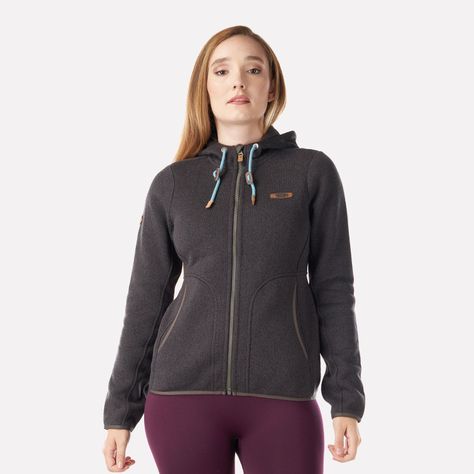 Polar Mujer Alamo Blend-Pro Hoody Jacket Gris Medio Lippi V23-1