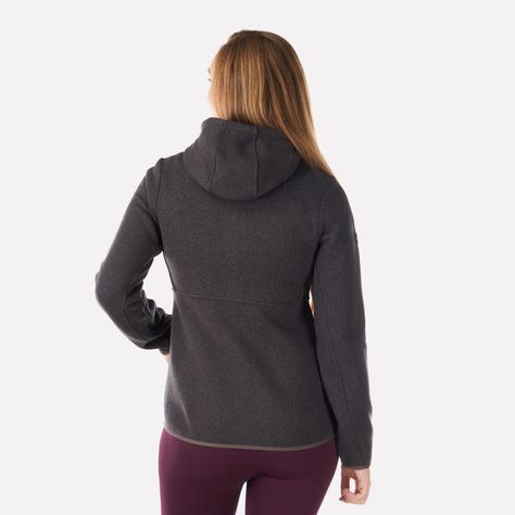 Polar Mujer Alamo Blend-Pro Hoody Jacket Gris Medio Lippi V23-2