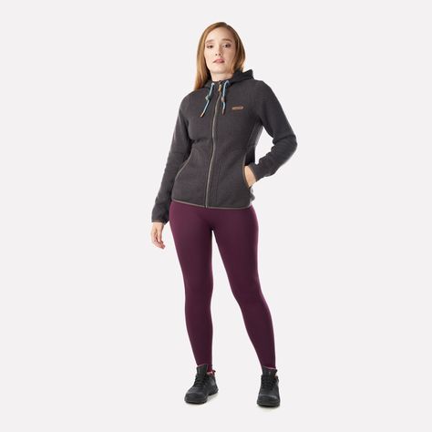Polar Mujer Alamo Blend-Pro Hoody Jacket Gris Medio Lippi V23-5