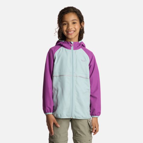 Chaqueta Niña Nightfall WindBreaker Hoody Morado Lippi-0