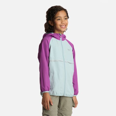 Chaqueta Niña Nightfall WindBreaker Hoody Morado Lippi-1