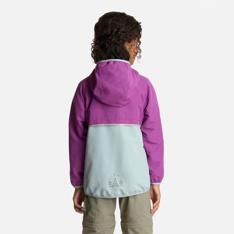 Chaqueta Niña Nightfall WindBreaker Hoody Morado Lippi-2