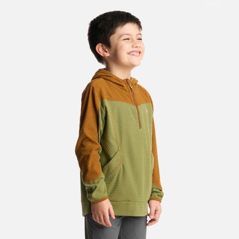 Polerón Niño Saltamontes Nano-F 1/4 Zip Mostaza Lippi V25-1