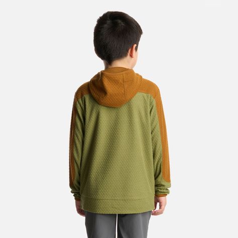 Polerón Niño Saltamontes Nano-F 1/4 Zip Mostaza Lippi V25-2