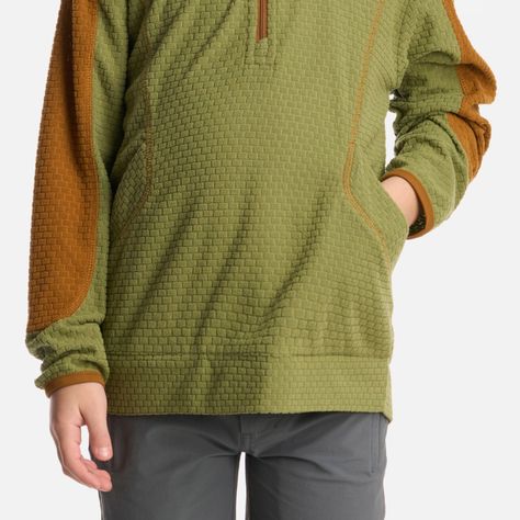 Polerón Niño Saltamontes Nano-F 1/4 Zip Mostaza Lippi V25-4