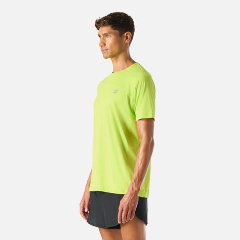 Polera Hombre Built To Move T-Shirt Verde Lima Vulcano-1