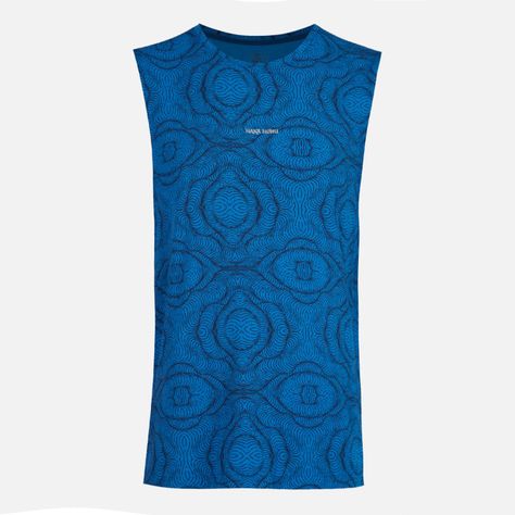 Polera Hombre Yin Ful Print Azul Haka Honu-0
