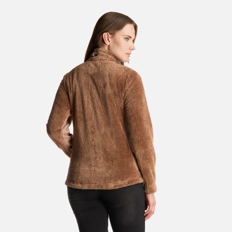 Chaqueta Mujer Ferret Shaggy-Pro Jacket Canela Lippi-4