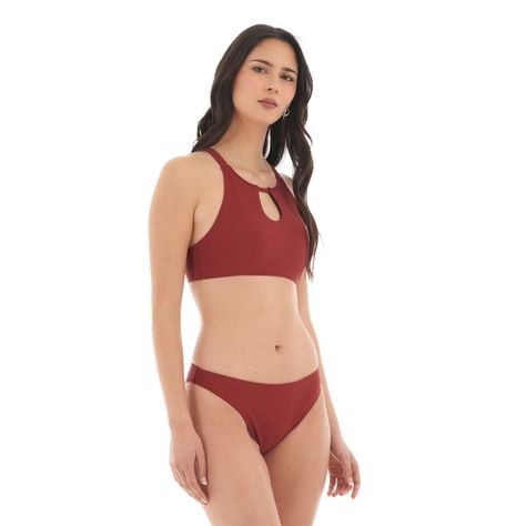 Traje de Baño Mujer Fondo de bikini Vino Haka Honu-2