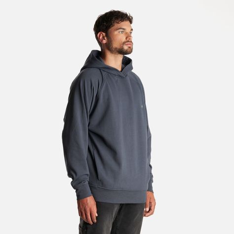 Poleron Hombre Insigne Hoody Sweatshirt Back Print Azul Noche Lippi-2