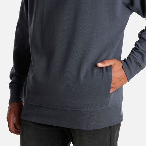 Poleron Hombre Insigne Hoody Sweatshirt Back Print Azul Noche Lippi-4