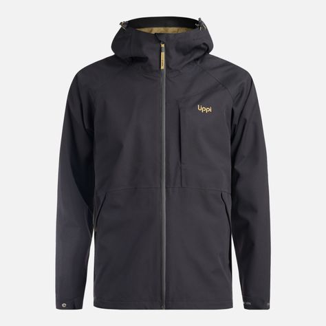 Chaqueta Hombre Massif B-Dry Hoody Jacket Negro Lippi-0