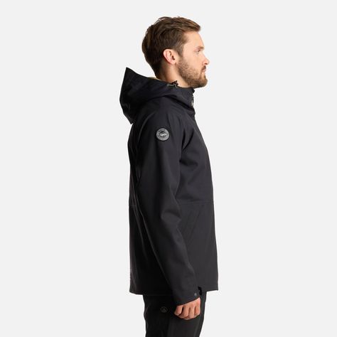 Chaqueta Hombre Massif B-Dry Hoody Jacket Negro Lippi-3