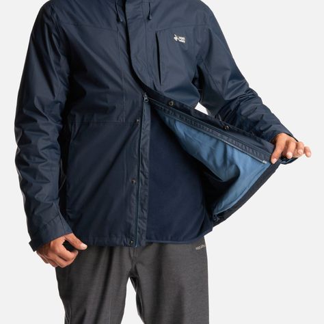 Chaqueta Hombre Corteza Azul Marino Haka Honu-9