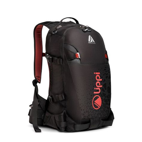 Mochila Unisex Snow Raptor 32L Bagpack Negro Rojo Lippi-0