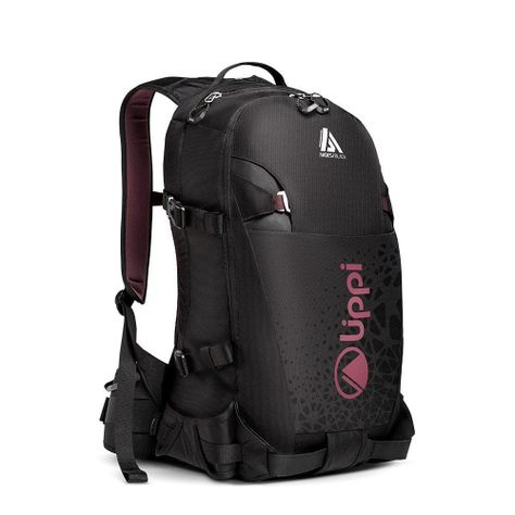 Mochila Unisex Snow Raptor 32L Bagpack Negro Rojo Lippi-2