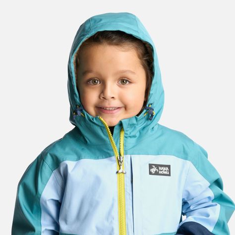 Chaqueta Niño Mini Yak Turquesa Haka Honu-3