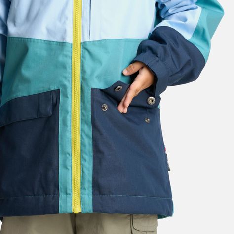 Chaqueta Niño Mini Yak Turquesa Haka Honu-4