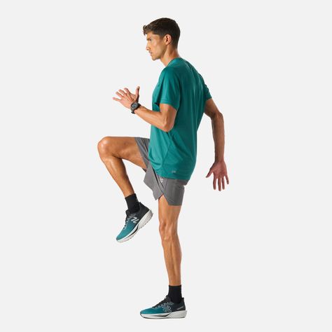 Shorts Hombre Tempo 5" Shorts Gris Medio Vulcano-2