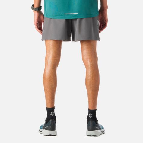 Shorts Hombre Tempo 5" Shorts Gris Medio Vulcano-3
