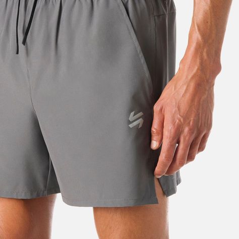 Shorts Hombre Tempo 5" Shorts Gris Medio Vulcano-4