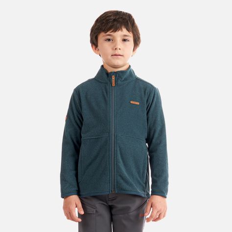 Poleron Niño Stripes Nano-F Full Zip Azul Noche Lippi-1