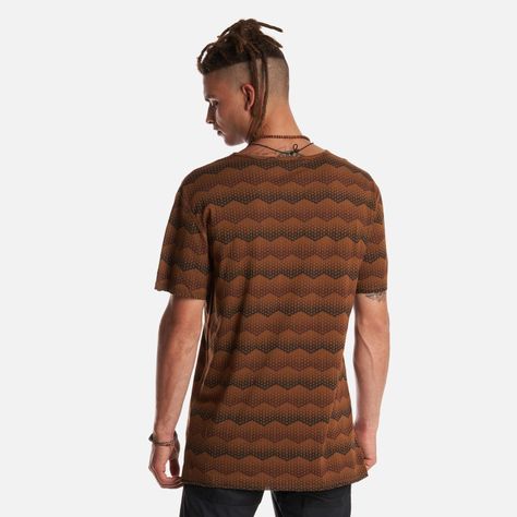 Polera Hombre Bi-Curioso Print Mostaza Haka Honu-3