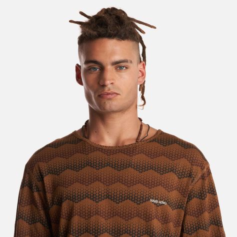 Polera Hombre Bi-Curioso Print Mostaza Haka Honu-4