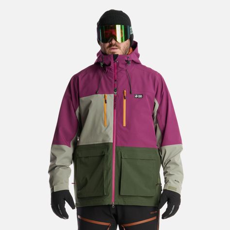 Chaqueta Hombre Viento Blanco Morado Haka Honu-1