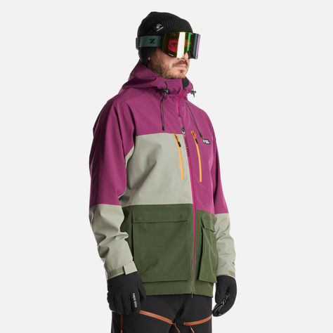 Chaqueta Hombre Viento Blanco Morado Haka Honu-2