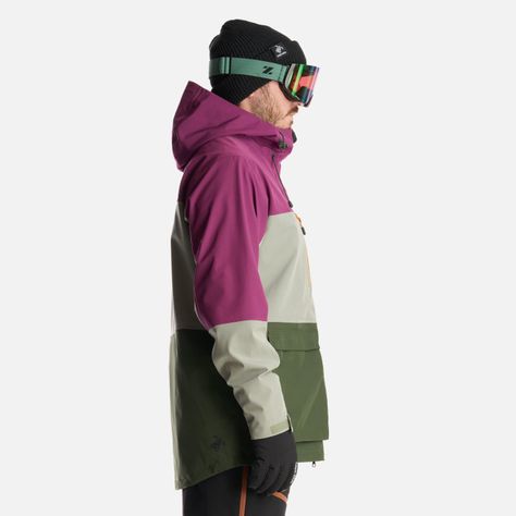 Chaqueta Hombre Viento Blanco Morado Haka Honu-3