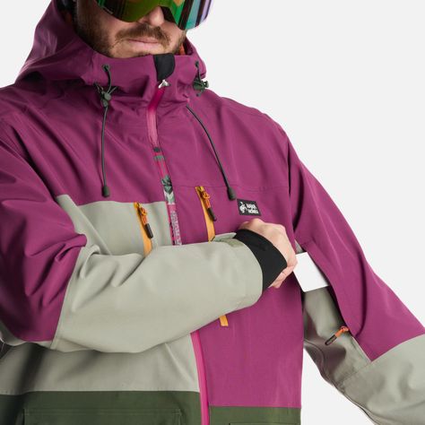 Chaqueta Hombre Viento Blanco Morado Haka Honu-7