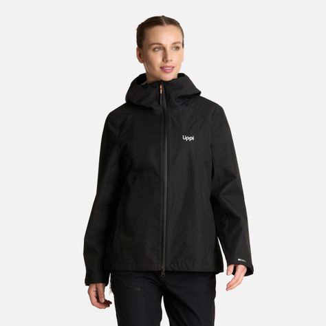 Chaqueta Mujer Shield B-Dry Hoody Jacket Negro Lippi I25-0