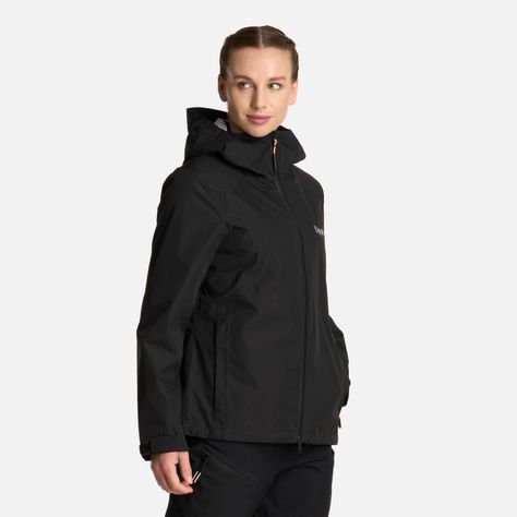 Chaqueta Mujer Shield B-Dry Hoody Jacket Negro Lippi I25-1