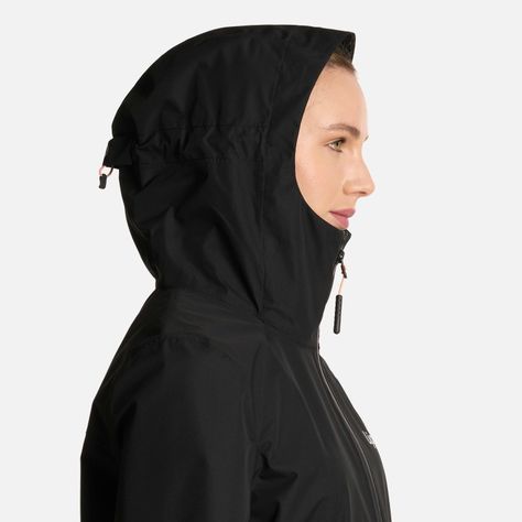 Chaqueta Mujer Shield B-Dry Hoody Jacket Negro Lippi I25-3