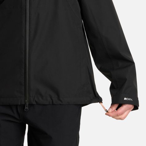 Chaqueta Mujer Shield B-Dry Hoody Jacket Negro Lippi I25-5