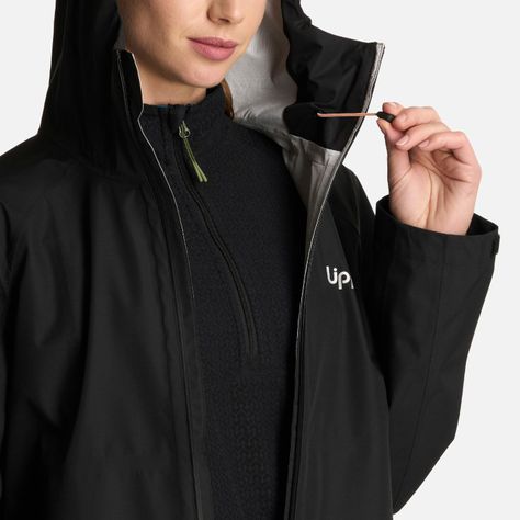 Chaqueta Mujer Shield B-Dry Hoody Jacket Negro Lippi I25-7