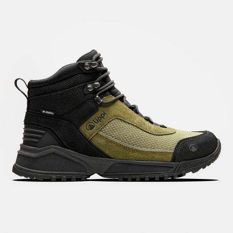Botín Hombre Hill Hiker Verde / Negro Lippi V25-0